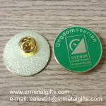 Buy cheap Custom enamel lapel pin with butterfly clutch, China pin factory from wholesalers