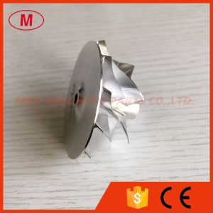 Buy cheap RHF5 reverse 41.80/54.00mm 6+6 blades high performance Turbo Billet/milling/aluminum 2618 compressor wheel from wholesalers