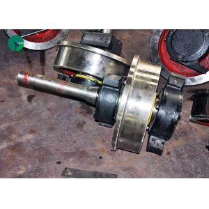 Anti Rust Rail bogie wheel mounted on slope rails with stainless steel material