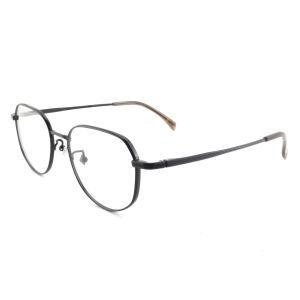 TF3336 Optical Round Titanium Eyeglasses Frames Vacuum Plating Customized