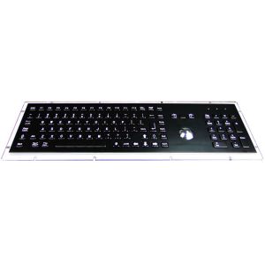 Buy cheap Electroplated Industrial Metal Keyboard Liquid Proof With Optical Trackball Mouse from wholesalers