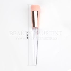 Buy cheap Flower Shape Foundation Single Makeup Brush With Transparent Triangle Handle from wholesalers