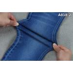 China 4/1 Satin Denim Fabric Soft Jogger Blue + Black Backside For Kid'S Jeans for sale