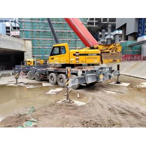 Buy cheap Folding 100ton Lifting Equipment Truck-Mounted Telescopic Crane with ISO9001 Certification from wholesalers