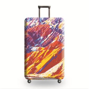 Protective 40L 5# Zipper Elastic Luggage Suitcase Cover