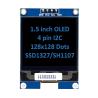 Buy cheap 1.5 Inch OLED Display Panel Module Unit 128x128 Pixels 4 Pins I2C Interface With LED Display Controller from wholesalers