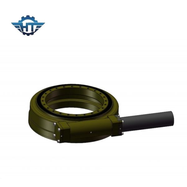 Quality Horizontal Enclosed Small Slew Drive With 24VDC Motor With For Tilted Solar Trackers for sale