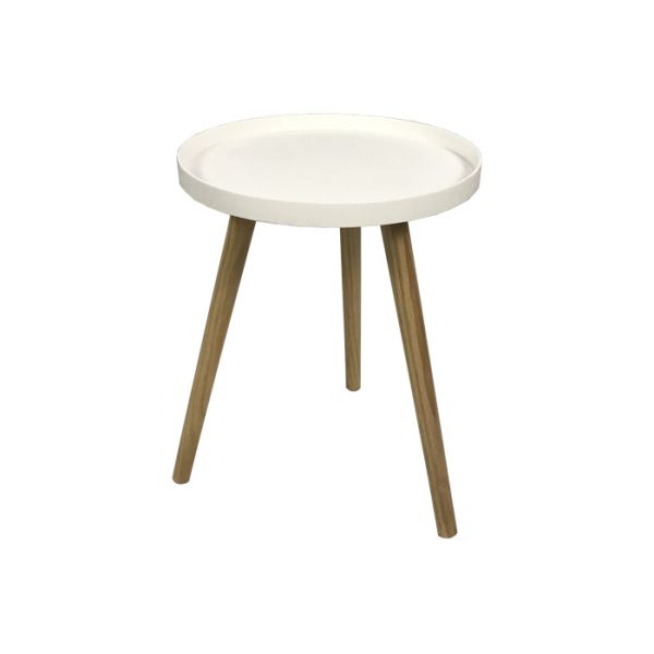 Buy cheap 5KG Height 50cm White Side Table With PP Top from wholesalers