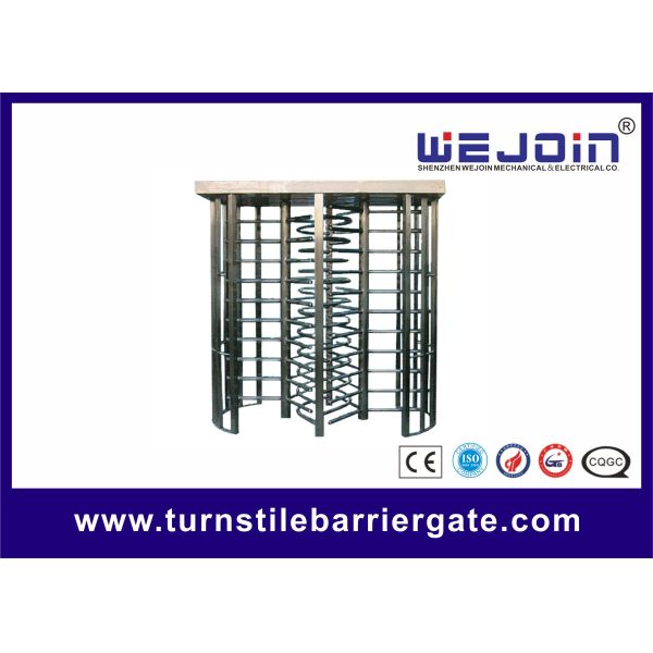 Security Double Turnstile , Routeway Office Building Full Height Gate Turnstile