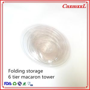 Buy cheap 6 tier macaron tower wholesale macaron tower case macaron package from wholesalers