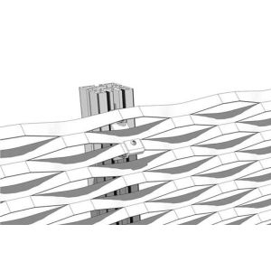 Buy cheap Heavy Duty Architectural Wire Mesh Panels Decorative Metal Cladding Aluminum Material from wholesalers