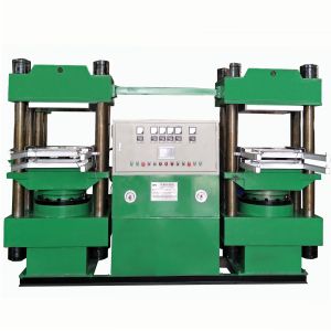 Buy cheap Two Station Twin Vulcanizing Press Machine PLC Control from wholesalers