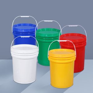 Customized Logo 10L Plastic Bucket For Silk Screen Printing And Food Grade From