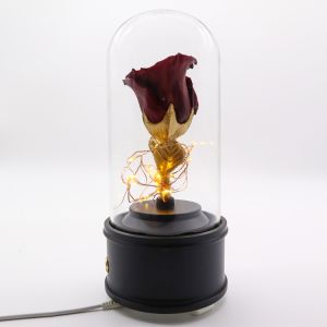 Buy cheap Eternal Handmade Design Preserved Rose Glass Dome With Bluetooth Speaker from wholesalers