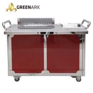 Buy cheap Outdoor Mobile Non-Stick Teppanyaki Grill for Buffet from wholesalers