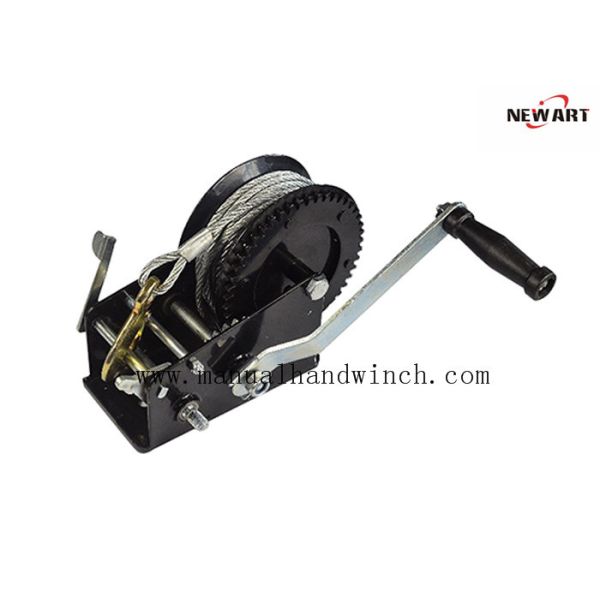 Buy cheap Black Power Boat 2500lbs Manual Hand Crank Winch from wholesalers