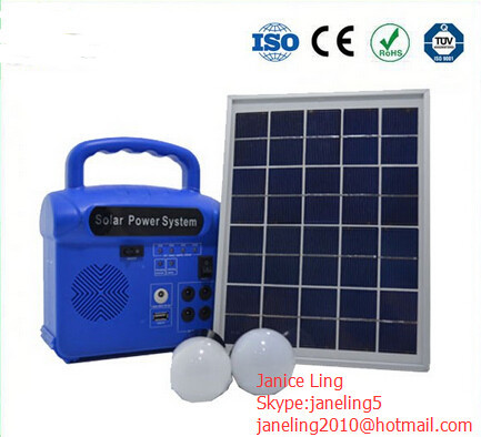 Quality Mini stand alone solar lighting system green energy for home using lighting & charging for sale