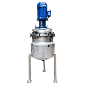 Buy cheap Polished Stainless Steel Mixing Tank with Manual Top Discharge from wholesalers