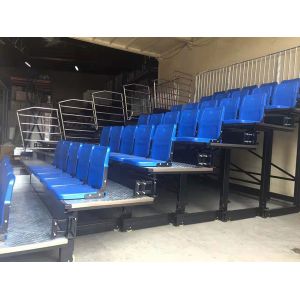 Buy cheap Indoor Foldable Chair Galvanized Retractable Bleacher Seating With LED from wholesalers