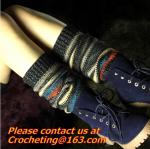 winter woods morning Leg warmers thick warm wool acrylic blend female loose