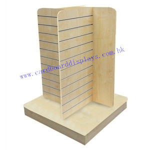 Buy cheap Customized MDF display stand with logo printed supplier from wholesalers