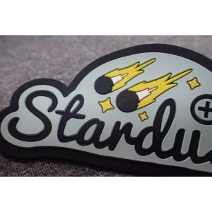 Eco - Friendly Stick On Handmade Rubber Logo Patches