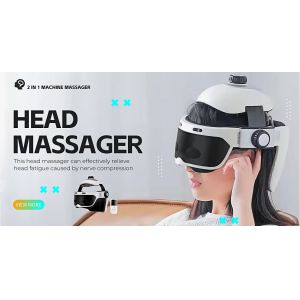 Buy cheap Stress Relief Brain Massager Helmet Three Levels Scalp Massager Helmet from wholesalers