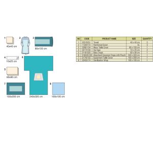 Buy cheap Obstetrics and Gynaecology Disposable Surgical Cesarean Section Drape Pack from wholesalers