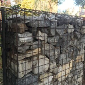 Buy cheap Galvanized Welded 3mx1mx1m Gabion Wire Mesh For River Bank Retaining Wall from wholesalers
