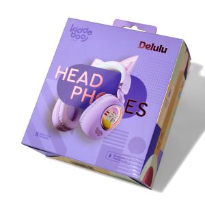 Custom Recycled Cardboard Wireless Headphone Packaging Box 3x3x3cm