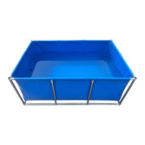 Buy cheap 7000 Liters Diameter 3m X Height 1m Square/Round Fish Pond 1800 Gallon Foldable Plastic Tank Swimming Pool For Promotion from wholesalers