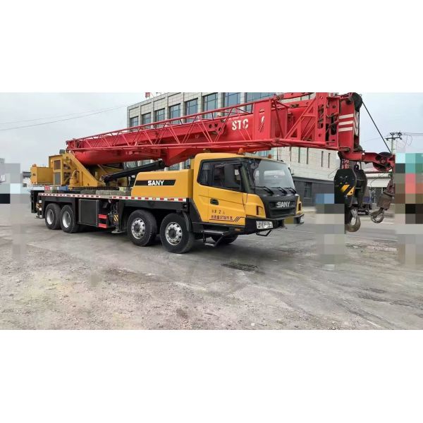 Buy cheap 2018 Sany Used Truck Crane STC350T 35t with 16m Jib Length and Weichai Engine from wholesalers