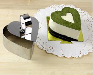 Buy cheap RK Bakeware China Foodservice NSF Stainless Steel Heart Shape Mousse Ring Mold Lamy Cheese Cake Mold product