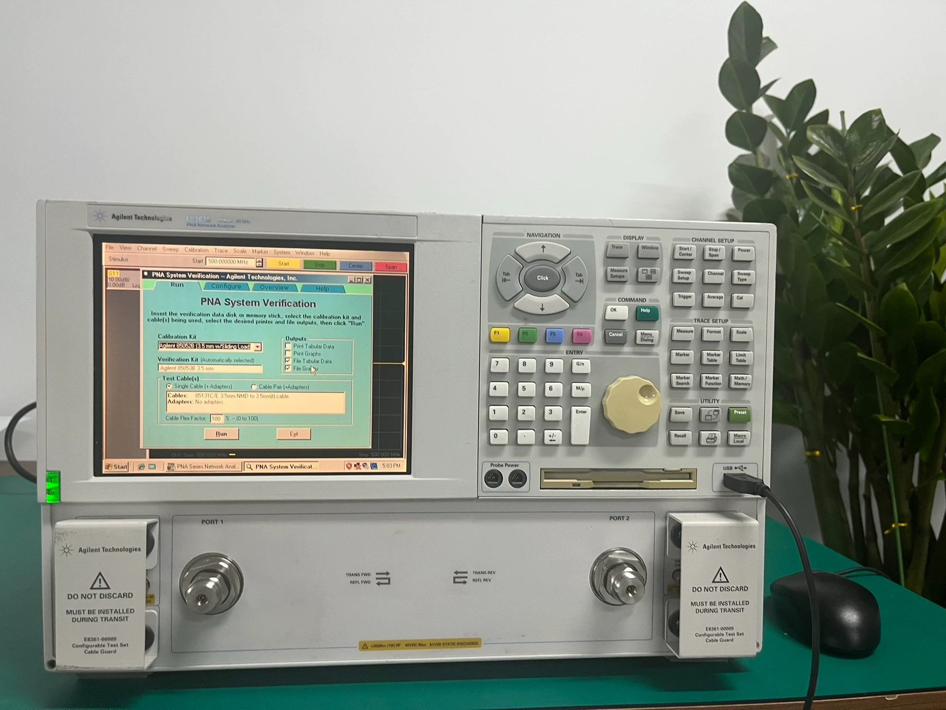 Agilent E8362B Vector Network Analyzer VNA 20 GHz 125 DB Dynamic Range PNA