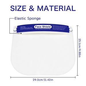 Pvc Transparent Protective Face Shield Head Mounted Isolation Protective Mask