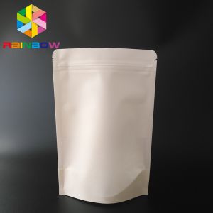 Buy cheap White Kraft Paper Cookies Bags Packaging  , Foil Bag Packaging Matte Surface Finish from wholesalers