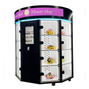 China Customistic Locker Fresh Flower Vending Machine With Refrigeration And Humidification With Android on sale