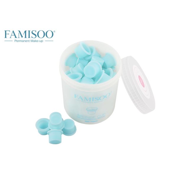 Buy cheap Silicone Color Permanent Makeup Tools For Practical , U Sharp Tattoo Ink Cups from wholesalers