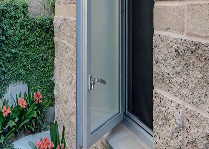 Buy cheap Single Glazed Glass Custom Aluminium Windows PVDF Finished With Hardware from wholesalers
