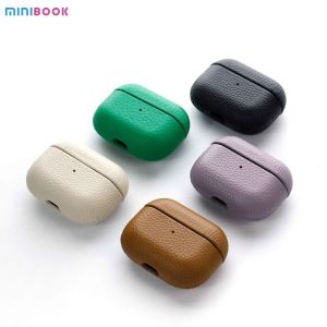 Waterproof Minibook Custom Genuine Leather Mobile Phone Case for iPhone 14 Men's