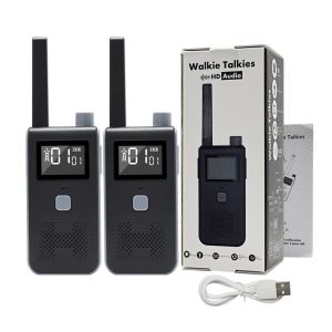 Wireless Handheld Rechargeable Walkie Talkies with 22 Channels