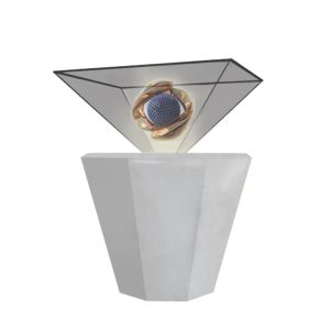 Inverted Triangle Pyramid 3D Holographic Display Android / Windows System HDMI /