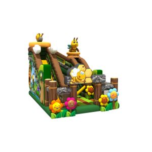 Colourful Inflatable Honeybee Fun Amusement Park With CE UL Certification