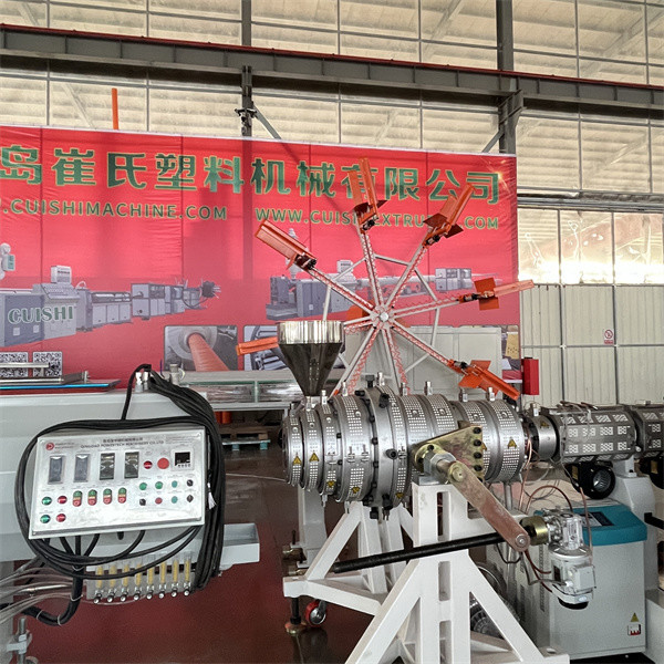 Quality Industrial HDPE Extrusion Line , Plastic Pipe Extruder Machine for sale