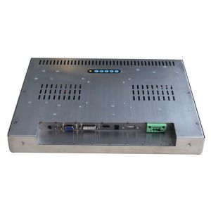 Front IP66 Waterproof LCD Monitor 1.5mm Stainless Steel