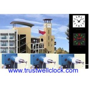movement for tower clock with night illumination lights on minute hour hand