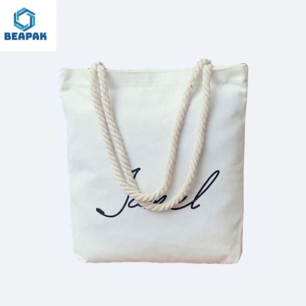 Quality Jute Cotton Natural Burlap Tote Bags With Handles for sale