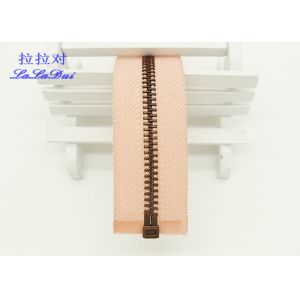 Buy cheap Auto Lock Slider Two Way Separating Zipper , 24 Inch Separating Jacket Zipper from wholesalers