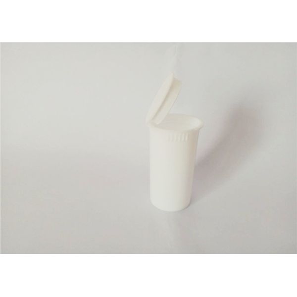 Dispensary Odorless Colorful Pop Top Bottles PP Water Resistant Silk Screen Printing