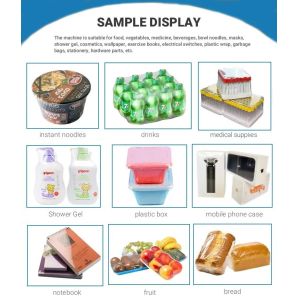 FK-sm Automatic Heat Shrink Wrapping Machine for Cosmetic Carton Bottles Twin